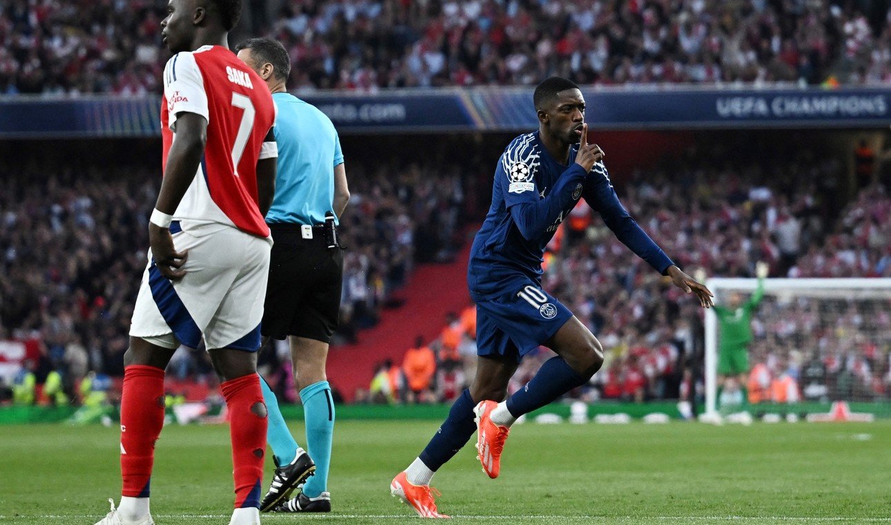 PSG toma ventaja en Londres: derrota 1-0 a Arsenal en la ida de semifinales de Champions 1