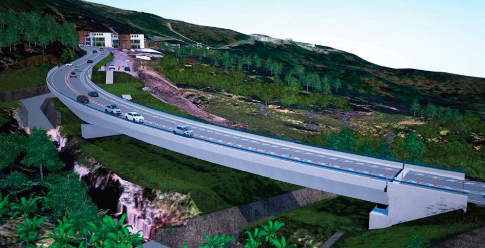 Japón inicia construcción de puente sobre falla geológica en la CA-6 1 PUENTE 2