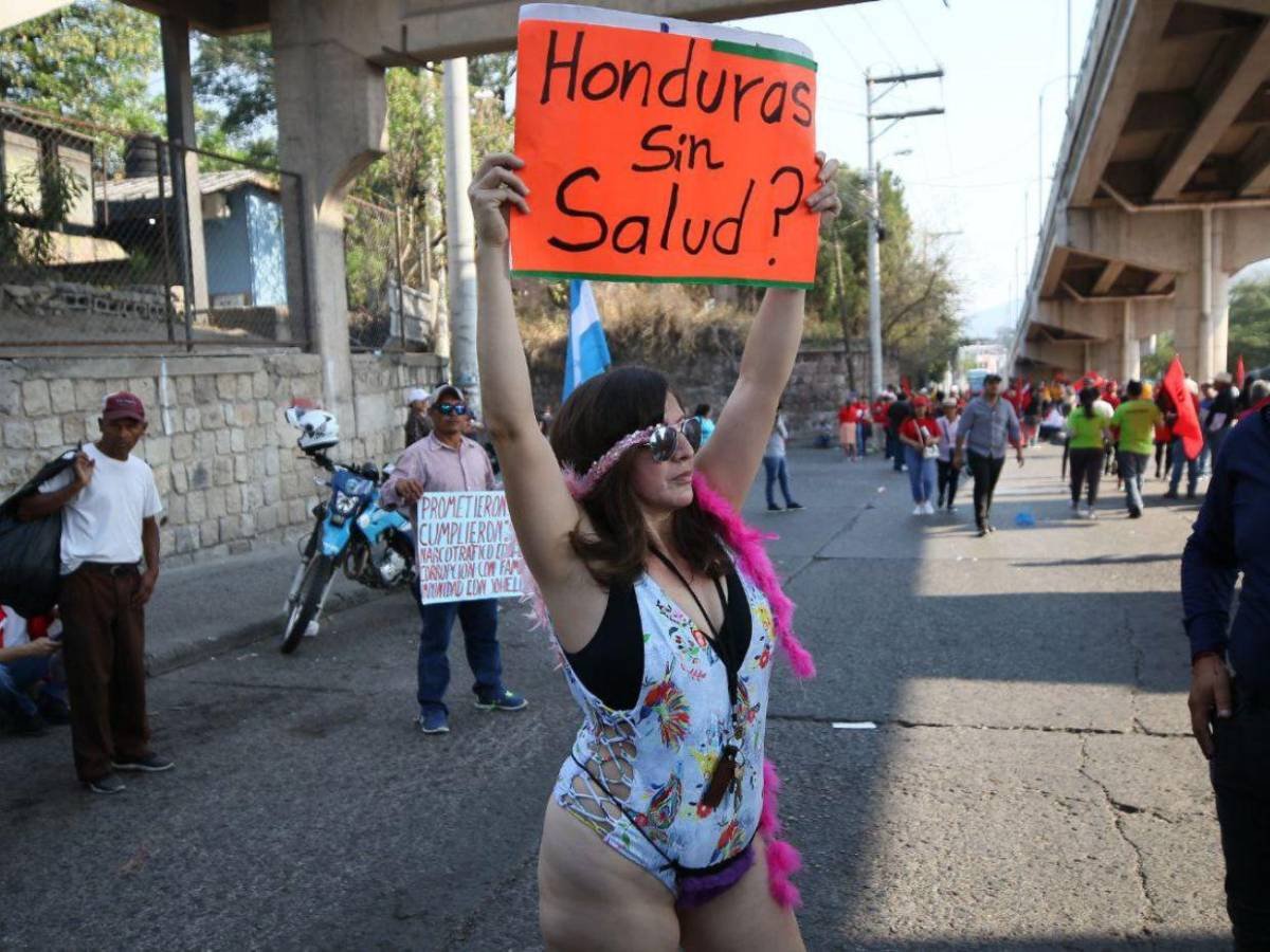 Clamor unánime en la marcha del 1 de mayo en Honduras: ¡Salud y empleo ahora! 1 el heraldo 32 10637467 20250501161524
