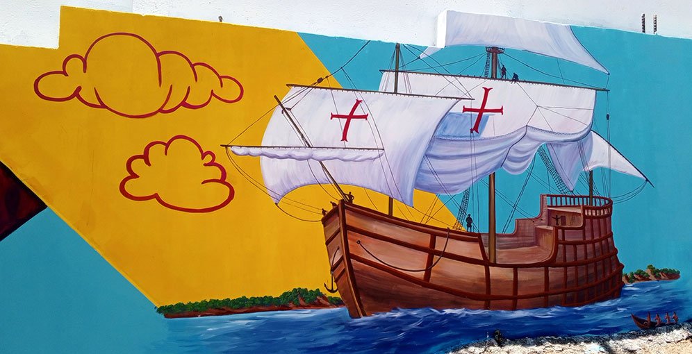 Murales históricos embellecen escuela en Trujillo y fortalecen identidad cultural 1 pintan murales que narran los 500 anos de historia de trujillo 2
