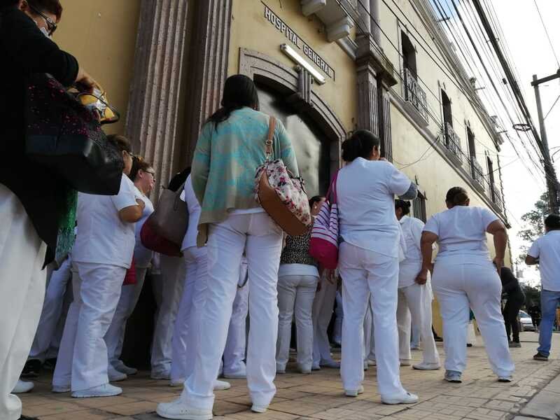 Empleados del Hospital San Felipe inician asambleas informativas por incumplimientos laborales 1 Enfermeras San Felipe 2