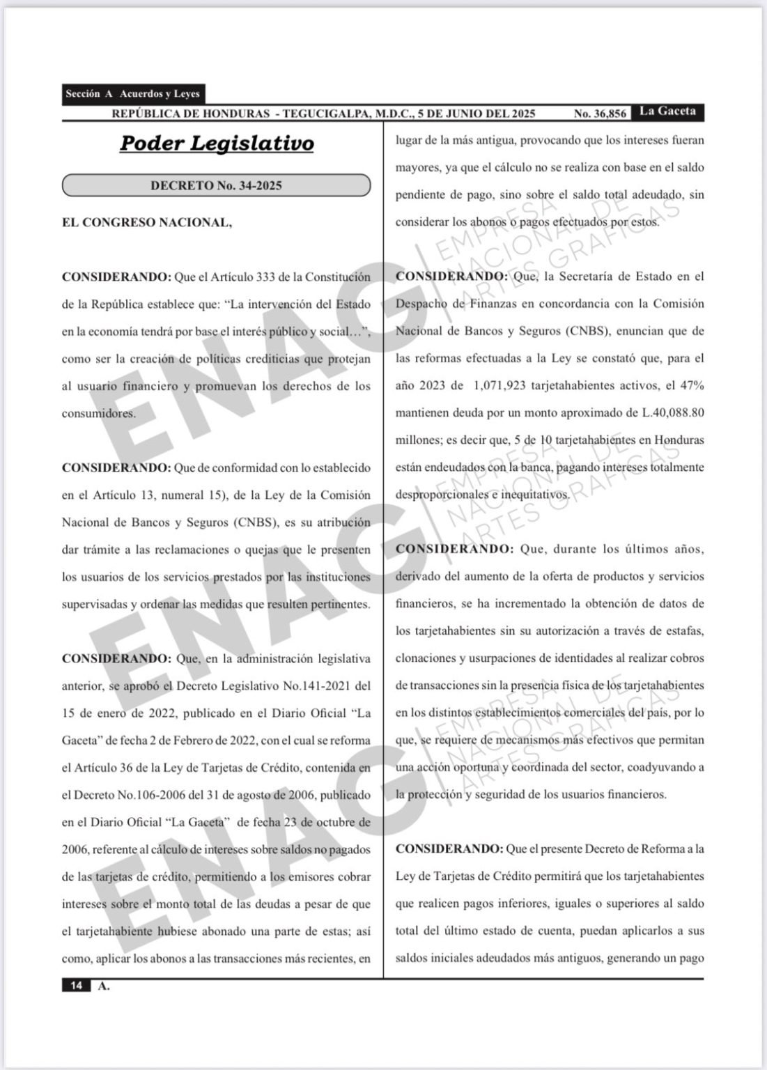 Aprueban reformas a la Ley de Tarjetas de Crédito en Honduras: prometen alivio en pago de intereses 1 Gs2eTI3W8AAgO 5 1101x1536 1