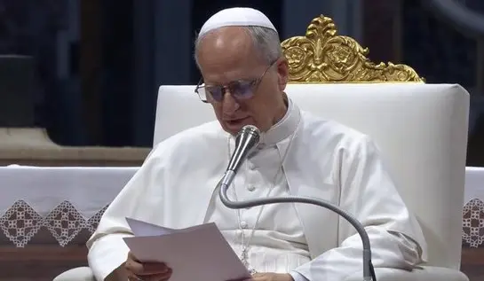 Papa León XIV urge al fin de la violencia entre Irán e Israel y pide un mundo libre de armas nucleares 1 Papa Leon XIV 14 06 25.jpg