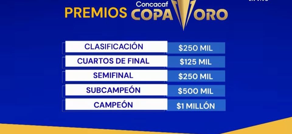 Honduras asegura millonarias ganancias por clasificar a semifinales de la Copa Oro 2025 2 Premio Copa Oro LaTribuna