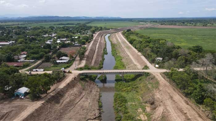 Pobladores de El Progreso alertan sobre riesgo de inundaciones por daños en bordos del río Ulúa 1 bordos contencion Valle de Sula