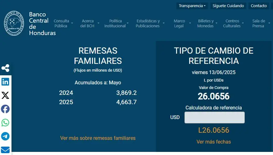 Julio Raudales: “Sin remesas, el dólar ya estaría en 40 lempiras” 1 remesas tipo cambio.jpg