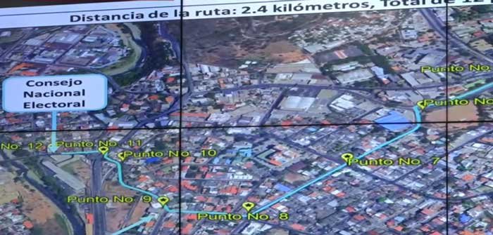 Policía cerrará 28 calles por marcha de Libre este sábado en Tegucigalpa 1 rutas