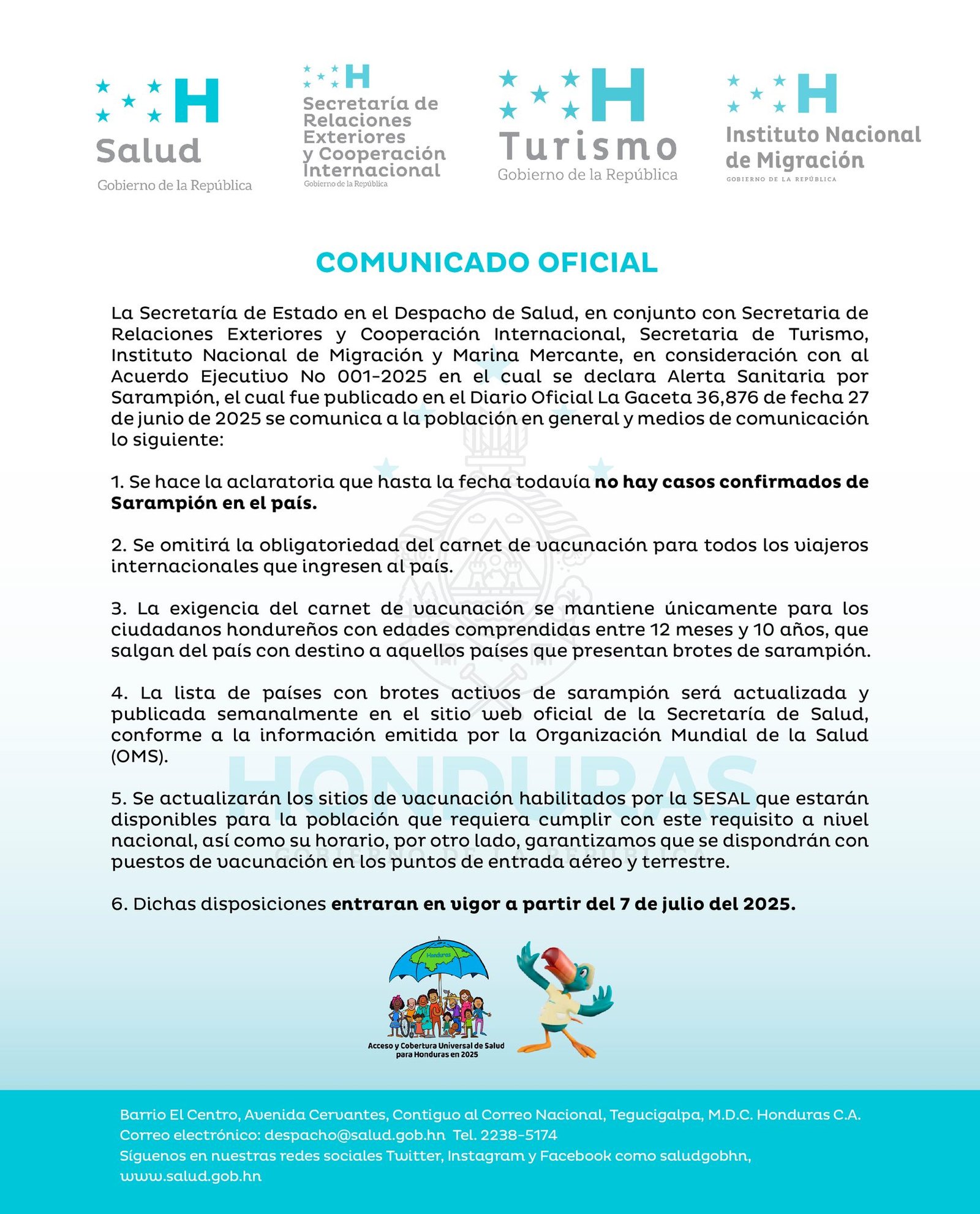 Salud declara alerta sanitaria por sarampión y refuerza medidas preventivas en Honduras 1 515441403 756038890321166 6878152275112089467 n