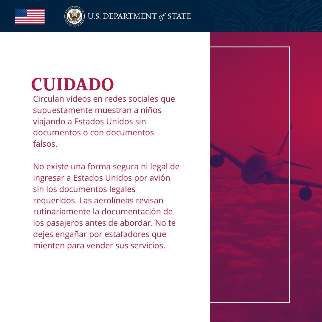 Embajada de EE.UU. advierte sobre nueva estafa que involucra a menores viajando ilegalmente 1 517574987 1158908079608601 7002795646128670778 n