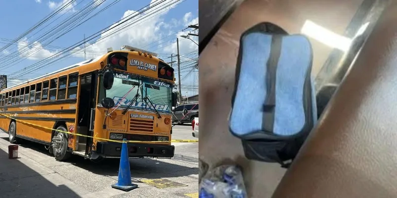 Horror en San Pedro Sula: hallan cadáver de recién nacido dentro de maleta en bus 1 BUS1