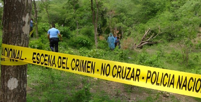 Escena del crimen Feminicidio La Tribuna