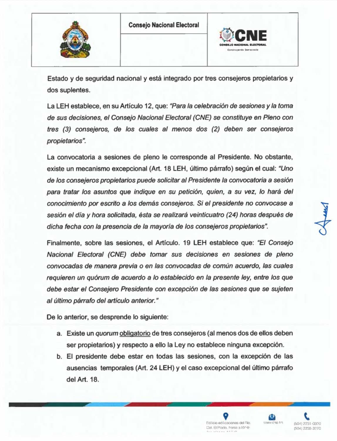 Ana Paola Hall oficializa su postura en carta dirigida al pleno del CNE: "Sesionar con dos es ilegal e insostenible" 3 WhatsApp Image 2025 07 16 at 11.21.46 AM 1