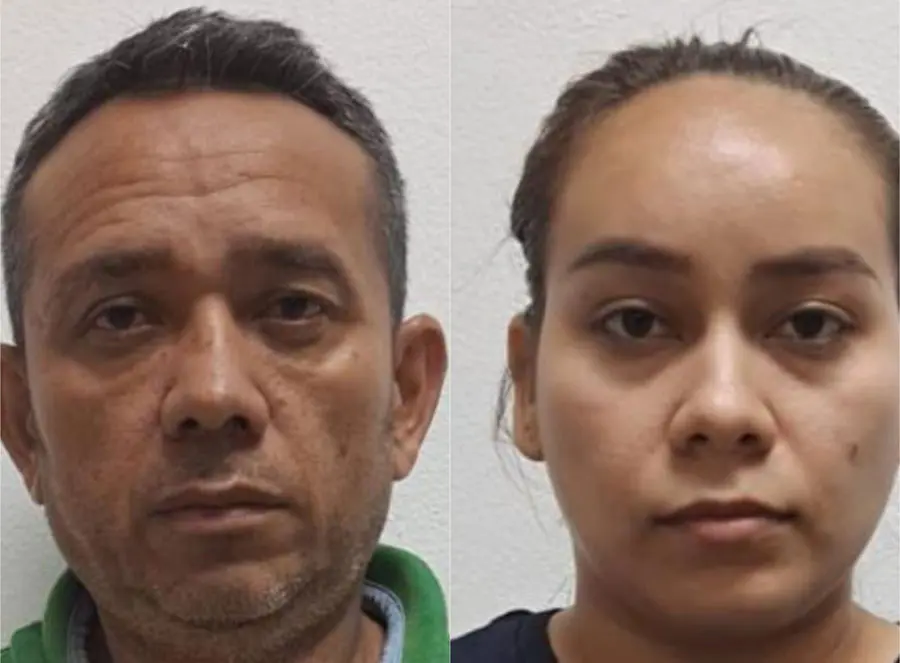 Padre e hija reciben 11 años de cárcel por liderar red de narcotráfico en Cortés 1 padre hija trafico de drogas.jpg