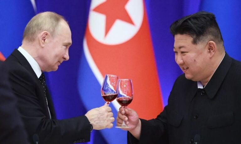 Putin elogia tropas norcoreanas en Ucrania y refuerza alianza con Pyongyang 1 Presidente de Rusia y Corea del Norte