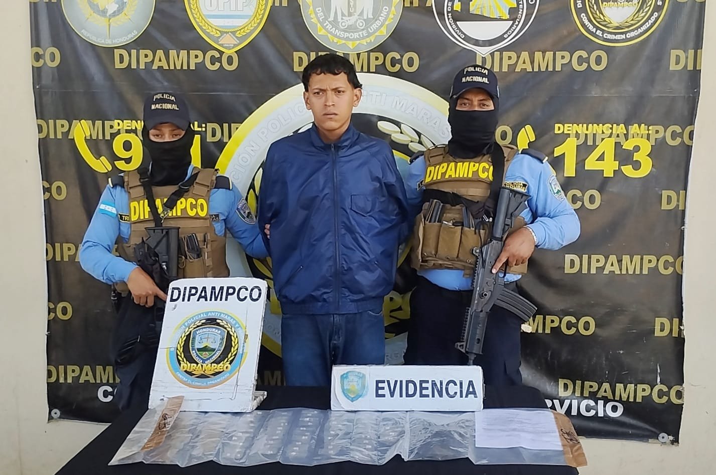 Cae alias “Cabeza”, distribuidor de drogas de la MS-13 en Tegucigalpa 1 WhatsApp Image 2025 08 21 at 1.18.49 PM