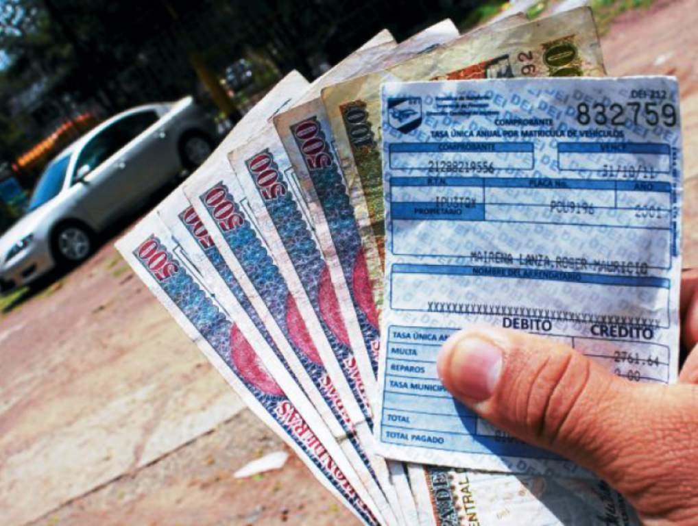 Pausa temporal para amnistía y matrícula vehicular por feriado morazánico 1 Matricula vehicular