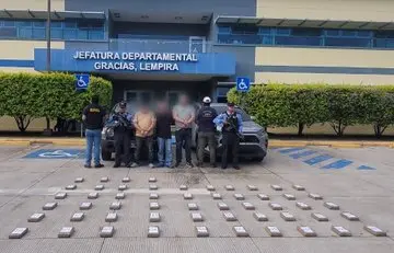 Capturan a tres hombres con 54 kilos de presunta cocaína en Gracias, Lempira 1 DROGA EN GRACIAS.jpg