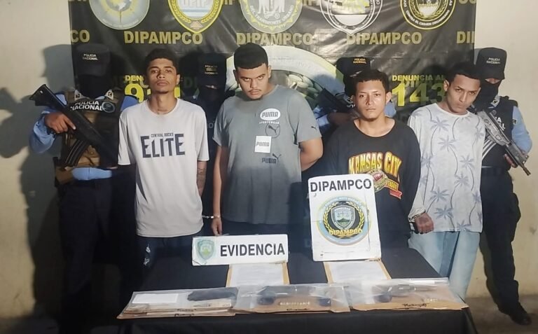 DIPAMPCO desmantela célula de la Pandilla 18 y captura a cuatro miembros por extorsión y sicariato 12 bcce3369 f73b 43a5 927e 55b74ae5221b
