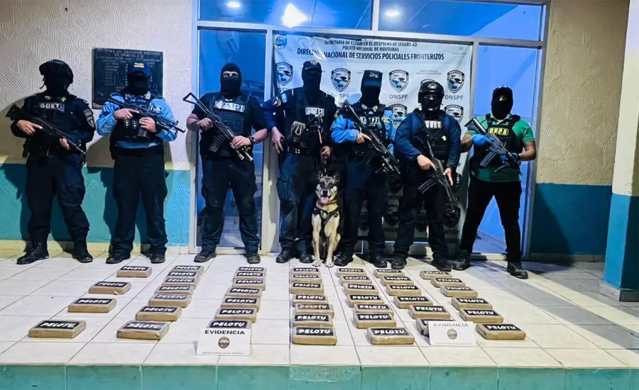 Policía decomisa 44 kilos de cocaína en Santa Bárbara durante operativo táctico 1 decomiso clorhidrato cocaina.jpg