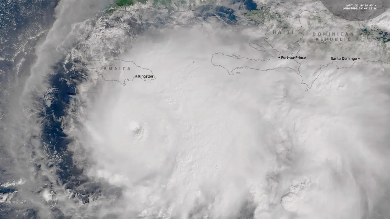 Huracán Melissa alcanza categoría 5 y se acerca peligrosamente a Jamaica 1 principal huracan melissa caribe ojo
