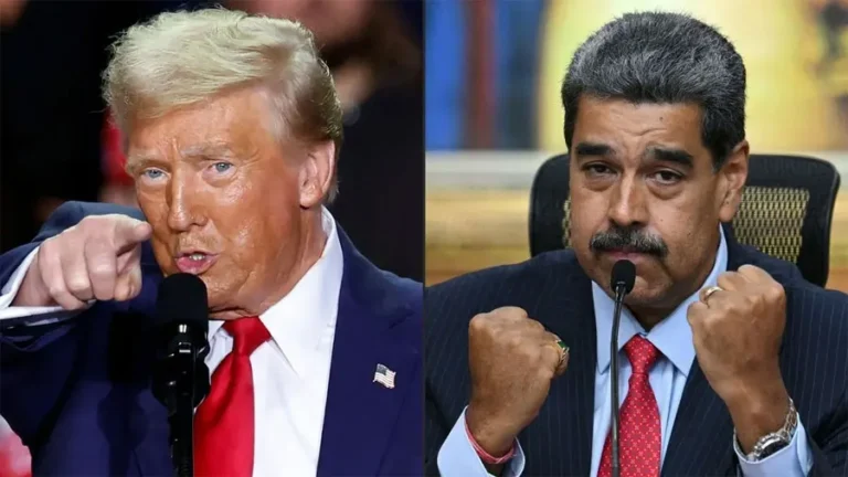 Trump anuncia operaciones “en tierra” y Maduro responde exhibiendo poderío militar 19 Donald Trump Nicolas Maduro.jpg