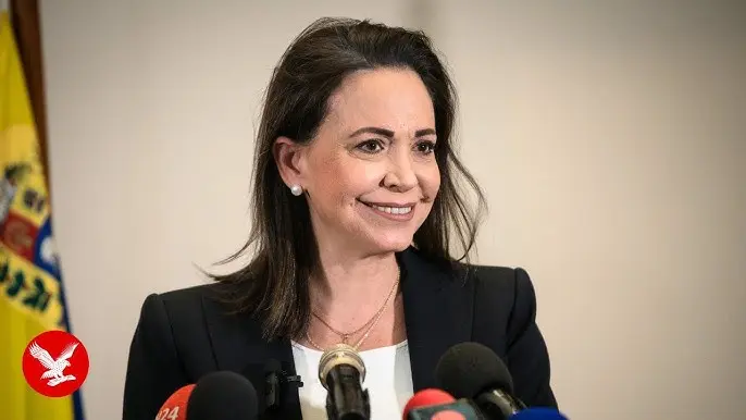 María Corina Machado llega al Parlamento noruego y afirma que “el mundo está con Venezuela” 3 corina machado.jpg