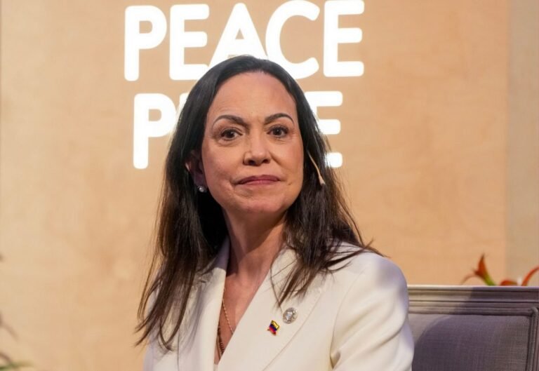 Trump abre la puerta a involucrar a María Corina Machado en el futuro político de Venezuela 5 discurso machado nobel 1160x799 1