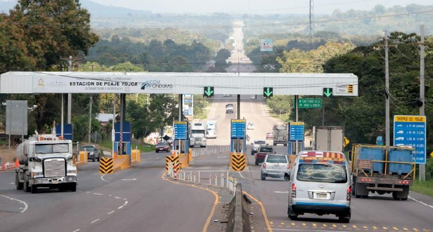 peaje Santa Cruz de Yojoa