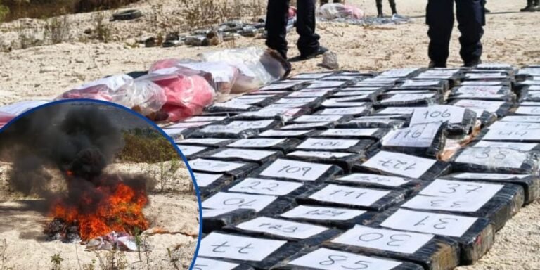 140 kilos de cocaína son incinerados tras decomisos en Honduras 2 Incineran 140 kilos de cocaina decomisados en dos operaciones 1140x570 1